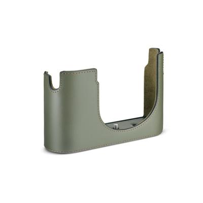 Leica 19653 Halfcase Q3, leder, olijfgroen