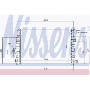Interkoeler, tussenkoeler 96706