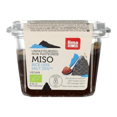 Brown rice ongepasteuriseerd 25% minder zout bio