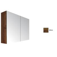 Spiegelkast Sanicare Qlassics 120 cm 2 Spiegeldeuren Belluno Eiken Sanicare - thumbnail