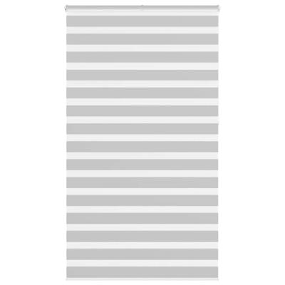 VidaXL Zebra rolgordijn 130x230 cm stofbreedte 125,9 cm lichtgrijs VidaXL Zebra rolgordijn 130x230 cm stofbreedte 125,9 cm lichtgrijs
