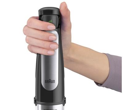 Braun MQ 7045X Staafmixer 1000 W Zwart - thumbnail