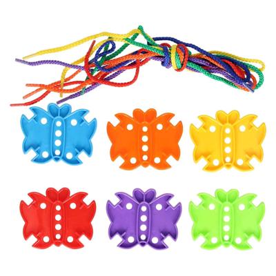 Rijgen en Verbinden Vlinders - 60dlg