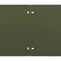 Gazonranden 10 st 20x103 cm koudgewalst staal olijfgroen - thumbnail