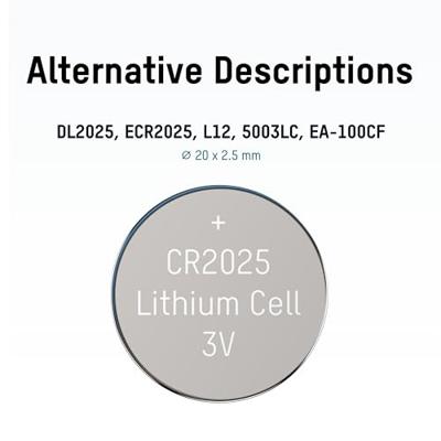 HyCell Knoopcel CR2025 3 V 6 stuk(s) 140 mAh Lithium CR2025