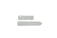 Horlogeband Tissot T33785885A / T610030086 Leder Wit 20mm - thumbnail