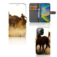 iPhone 14 Pro Max | Telefoonhoesje | Met pasjeshouder | Design Cowboy - thumbnail