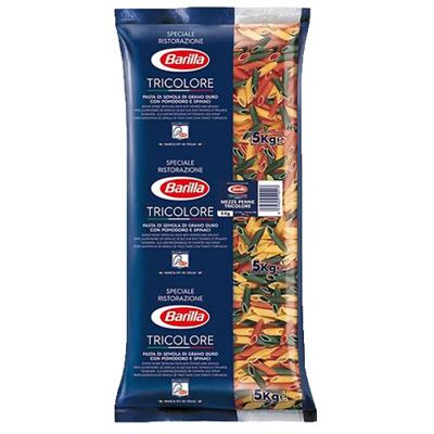 Barilla - Mezze Penne Tricolore Nº 78 - 5 kg