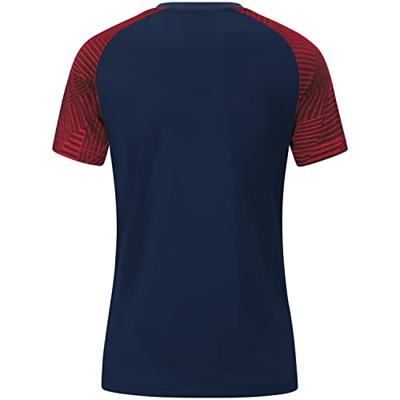 JAKO 6122D T-Shirt Performance Dames - Marine/Rood - 36