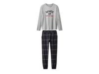 esmara Dames pyjama (Grijs/donkerblauw, M (40/42)) - thumbnail