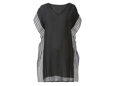 esmara Dames strandtuniek (Strepen/zwart, S (36/38))