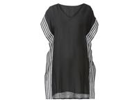 esmara Dames strandtuniek (Strepen/zwart, S (36/38)) - thumbnail