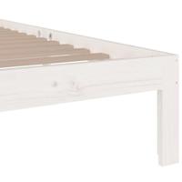 Bedframe massief hout wit 90x200 cm - thumbnail