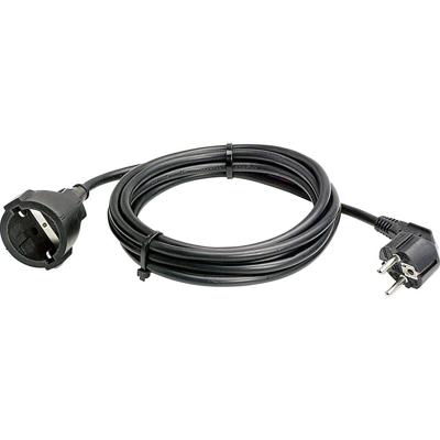 Schwabe Verlengkabel Vinyl H05VV-F3x1,5 zwart 2m