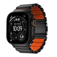 Nomad Stratos horlogeband zwart hardware 45/46/49mm - Ultra Orange - thumbnail