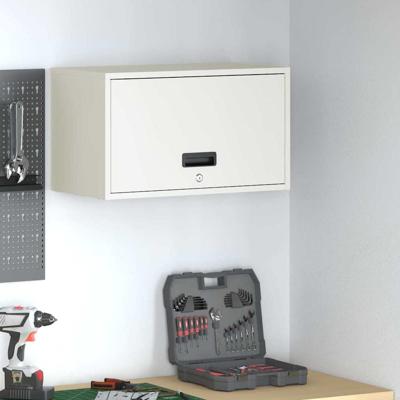 Wandkast voor Garage Wit 60 x 33 x 35 cm Poedercoating staal Wandkast voor Garage Wit 60 x 33 x 35 cm Poedercoating staal