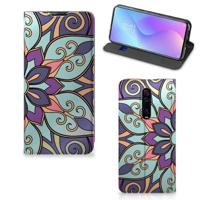 Xiaomi Redmi K20 Pro Smart Cover Purple Flower - thumbnail