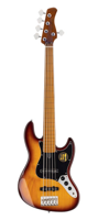 Sire Marcus Miller V5 Fretless 2nd Gen 5 Tobacco Sunburst - thumbnail