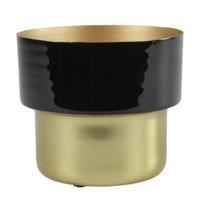 Countryfield bloempot madina m zwart 15 cm | 8 stuks - thumbnail