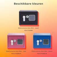 Yale YSV/170/DB2/B Vrijstaande kluis 3,8 l Staal Blauw - thumbnail