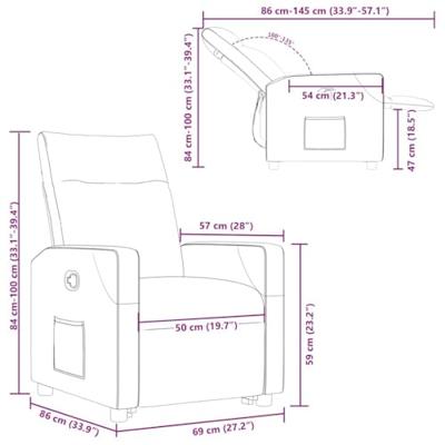 Sta-op-stoel verstelbaar stof zwart