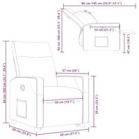 Sta-op-stoel verstelbaar stof zwart - thumbnail