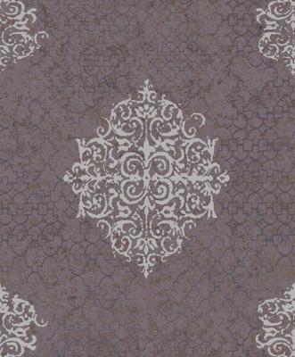 Galerie Lustre Behang met grote metallic ornamenten - CM2481