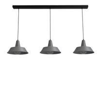 Masterlight Vintage eetkamer lampIndustria 3x35 3-lichts grijs met zwart - 2546-00-00-S-130-3 - thumbnail