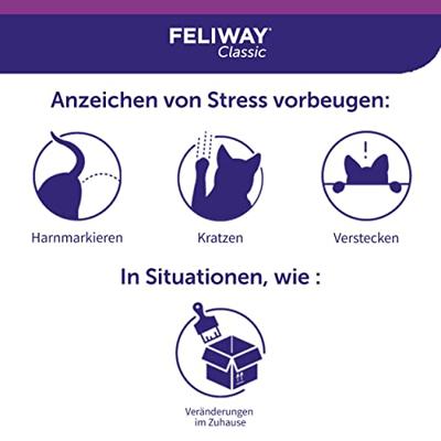 Feliway Classic Verdamper voor de kat 2 x 3 Navullingen Feliway Classic Verdamper voor de kat 2 x 3 Navullingen