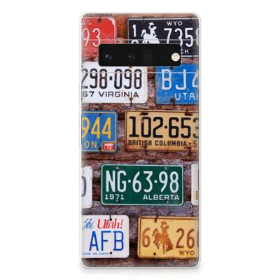 Google Pixel 6 Pro | Siliconen hoesje | met foto Kentekenplaten Google Pixel 6 Pro | Siliconen hoesje | met foto Kentekenplaten