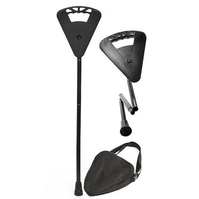 Flipstick Opvouwbaar Zit Wandelstokken Zwart
