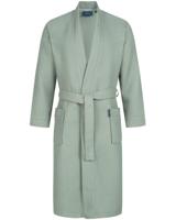 Morgenstern Morgenstern badjas Luca wafelstof Kimono 120cm Olijf Maat L - thumbnail
