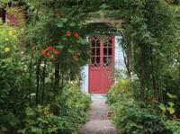 Poort deur 70x50cm Tuinschilderij Customize-it - Customize it - thumbnail