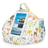 iBeani tablethouder dierenprint 12 liter katoen wit - thumbnail