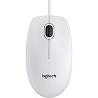 Logitech B100 Muis USB Optisch Wit 3 Toetsen 800 dpi - thumbnail