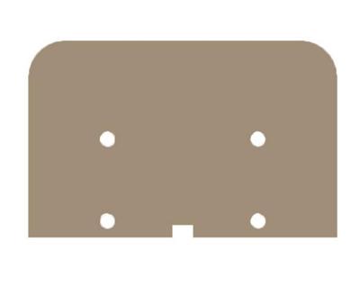 Scheidingswand TW AKZ4 0348260000 Beige Weidmüller 50 stuk(s)