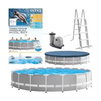Intex prism frame zwembad 610 x 132 cm - thumbnail