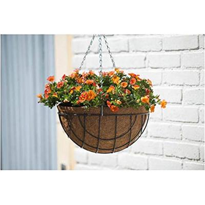 Hanging basket metaaldraad groen geepoxeerd incl. ketting H20x dia. 40cm Nature - Nature Hanging basket metaaldraad groen geepoxeerd incl. ketting H20x dia. 40cm Nature - Nature