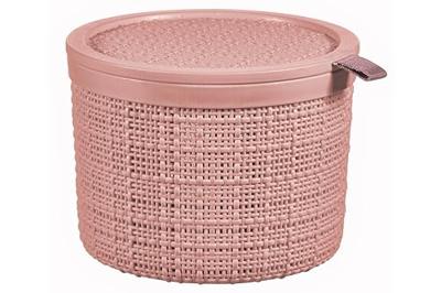 Curver Jute opbergmand rond 2 liter rose dawn