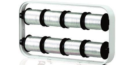 Krullintopzet voor 8 spoelen - grijs