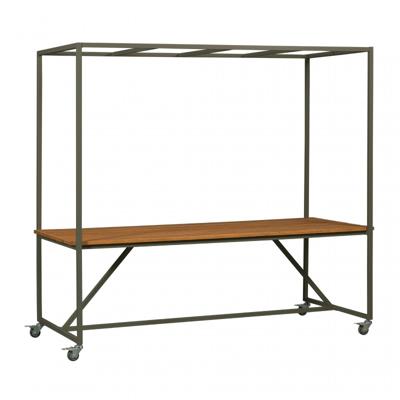 vtwonen Outdoor Eettafel 'Blue Sky' Met decoframe, 220 x 97cm