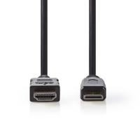 High Speed HDMI-kabel met Ethernet | HDMI-connector - HDMI-mini-connector | 1,5 m | Zwart - thumbnail