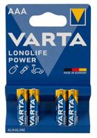 Batterij Varta Longlife Power 4x AAA | 10 stuks - thumbnail