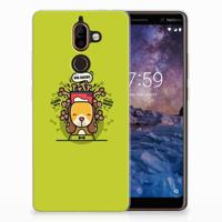 Nokia 7 Plus Telefoonhoesje met Naam Doggy Biscuit - thumbnail