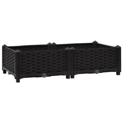 VidaXL Plantenbak verhoogd 80x40x23 cm polypropyleen VidaXL Plantenbak verhoogd 80x40x23 cm polypropyleen