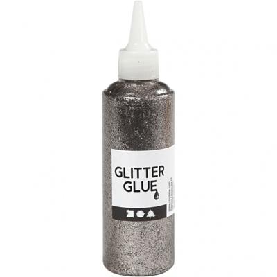 Creativ Company Glitterlijm zilver, 118ml