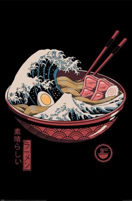 Poster Vincent Trinidad - Great Ramen Wave 61x91,5cm Poster Vincent Trinidad - Great Ramen Wave 61x91,5cm