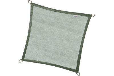 Nesling Coolfit schaduwdoek vierkant lime olijf 3.6 x 3.6 x 3.6 meter