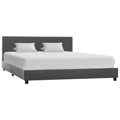 Bedframe kunstleer grijs 120x200 cm Bedframe kunstleer grijs 120x200 cm