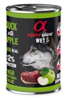 ALPHA SPIRIT WET Eend met appel - natvoer voor honden - 400g - thumbnail